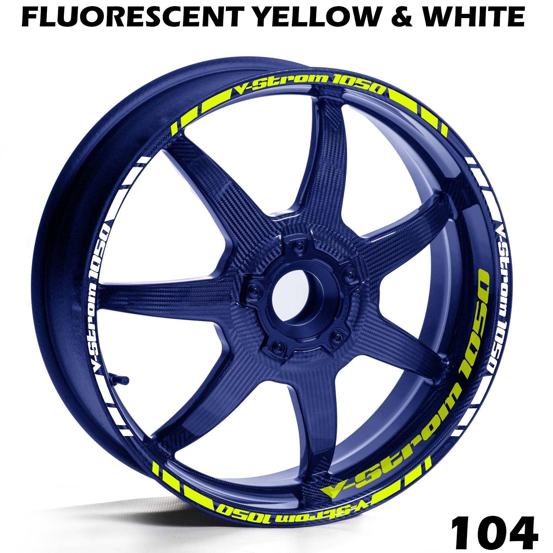 SUZUKI V-STROM 1050 FULL WHEEL RIM STRIPE DECAL STICKER KIT - Speed Army