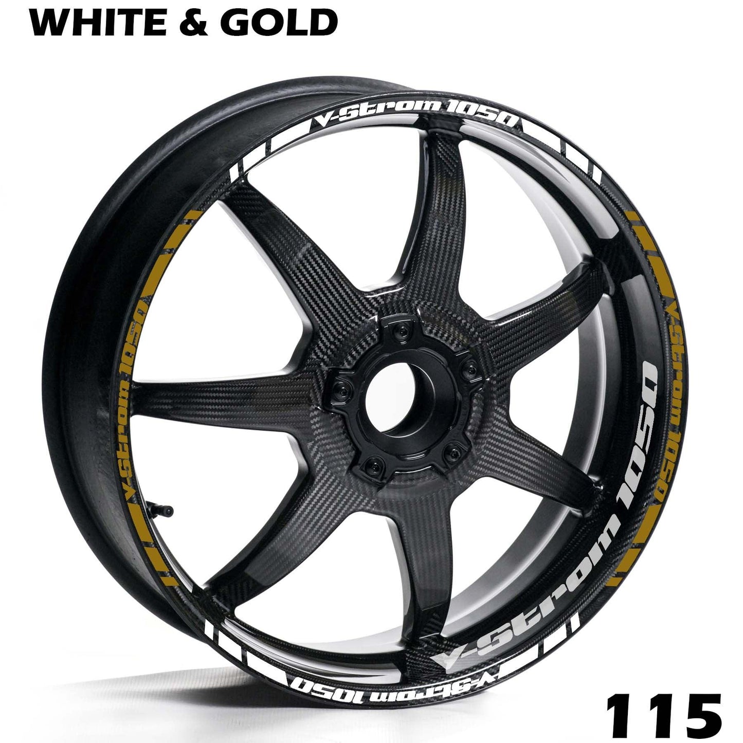 SUZUKI V-STROM 1050 FULL WHEEL RIM STRIPE DECAL STICKER KIT - Speed Army