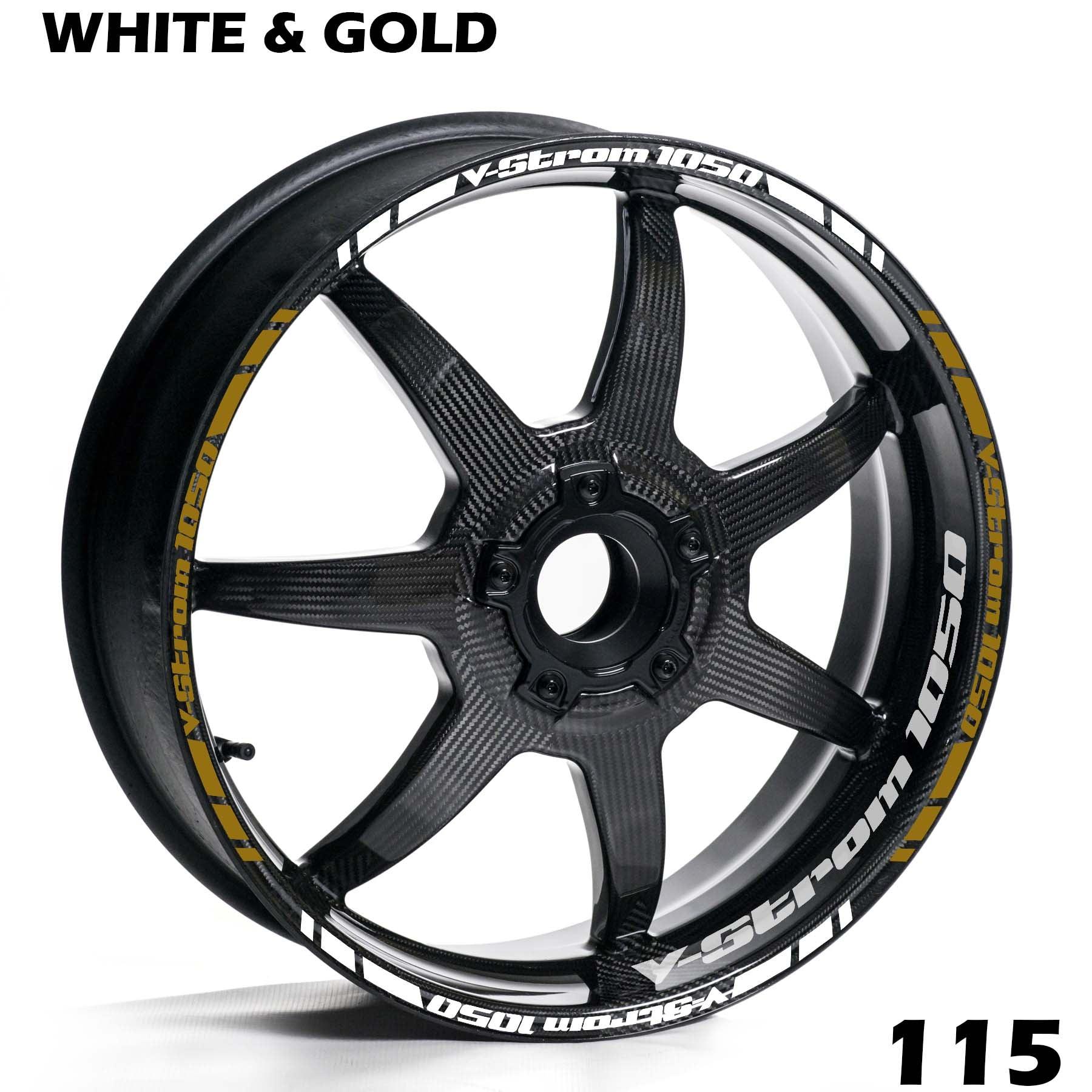 SUZUKI V-STROM 1050 FULL WHEEL RIM STRIPE DECAL STICKER KIT - Speed Army