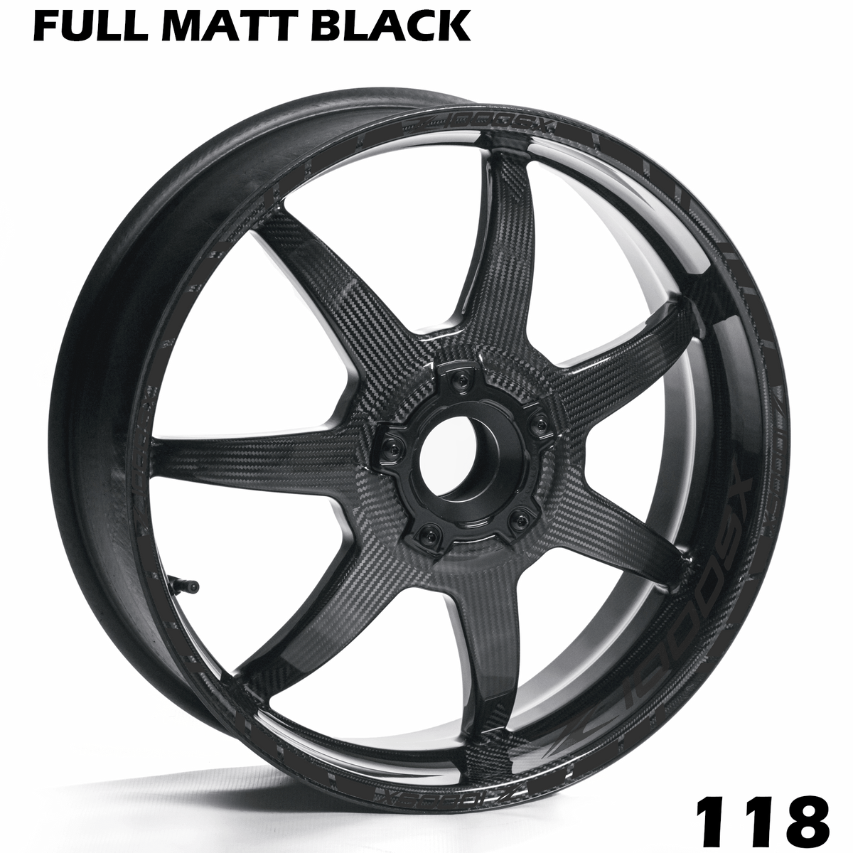 Kavasaki Z1000SX Full Matt Black - Speed Army