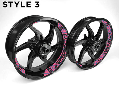 Aprilia RS660 Motorcycle Half Wheels Rim Wrap Decal Sticker Kit - Speed Army