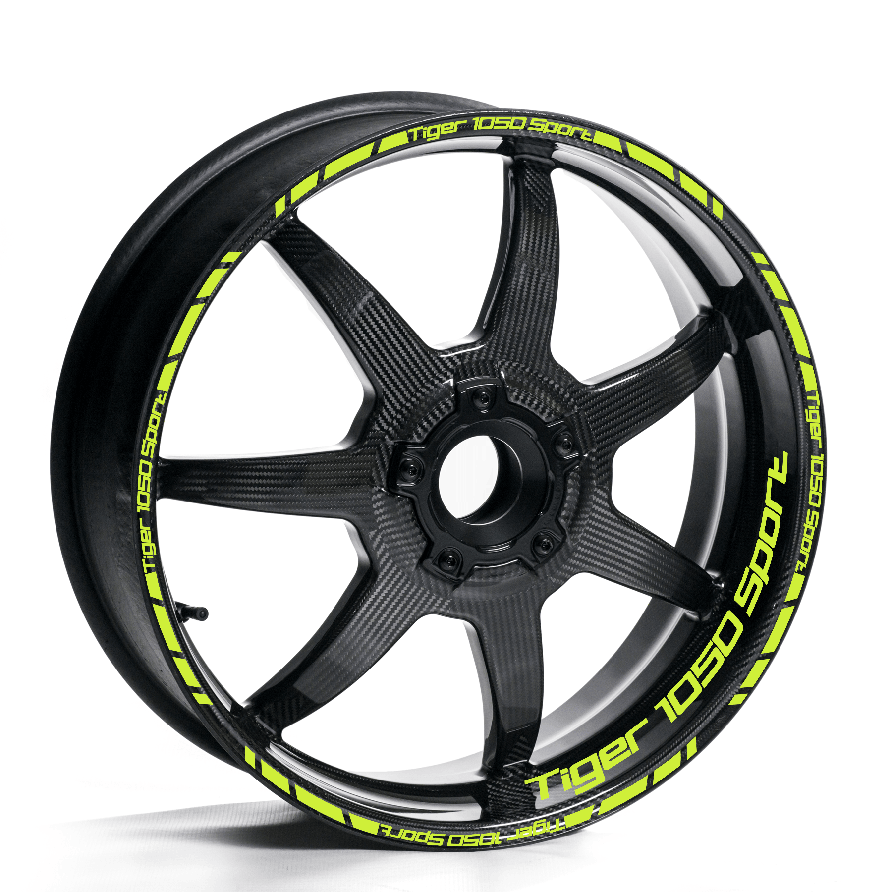 Tiger 1050 Sport Fluorescent Yellow Wheel Rim Stripe Kit – Speed Army